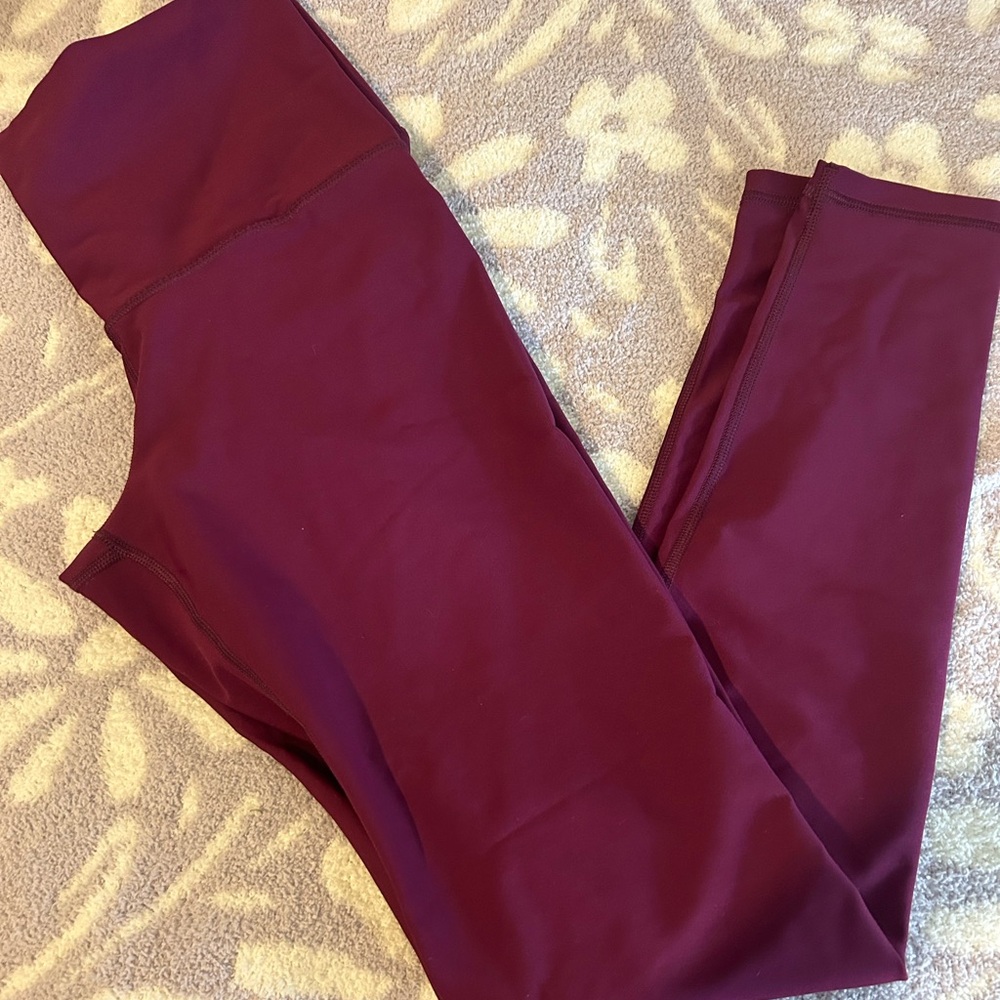 Burgundy leggings from Old Navy